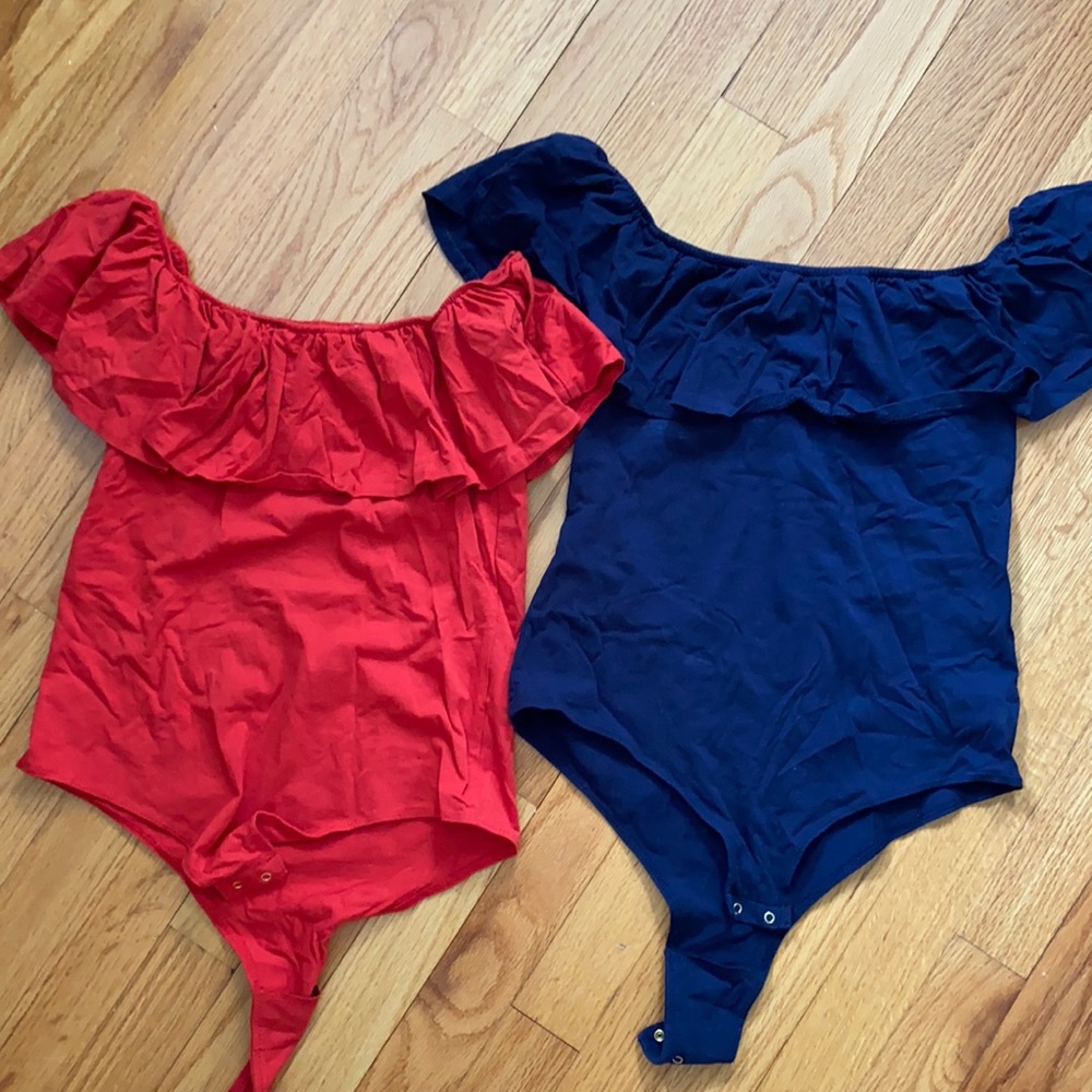 Jcrew off the shoulder leotards